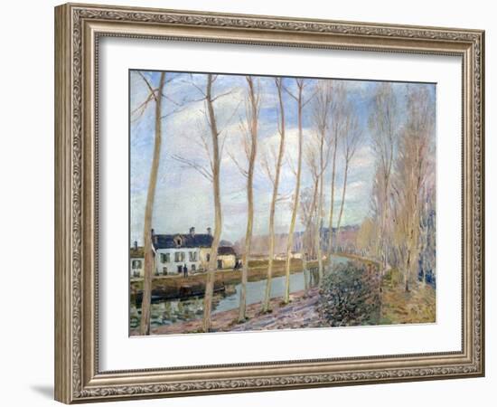 The Loing Canal, 1892-Alfred Sisley-Framed Giclee Print