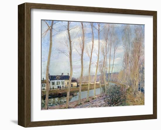 The Loing Canal, 1892-Alfred Sisley-Framed Giclee Print