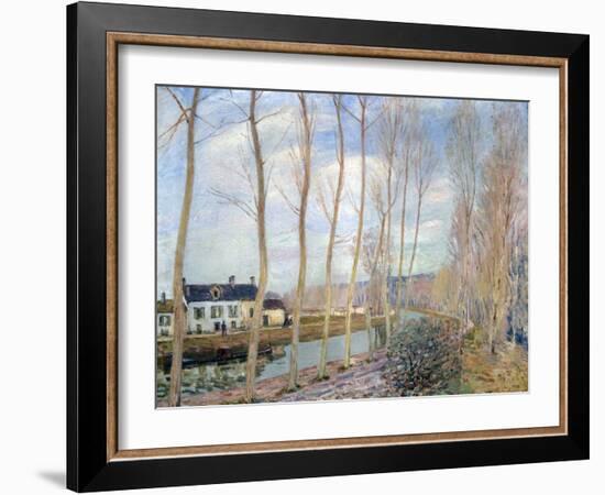 The Loing Canal, 1892-Alfred Sisley-Framed Giclee Print