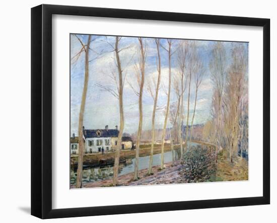The Loing Canal, 1892-Alfred Sisley-Framed Giclee Print