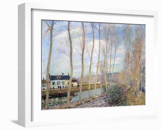 The Loing Canal, 1892-Alfred Sisley-Framed Giclee Print