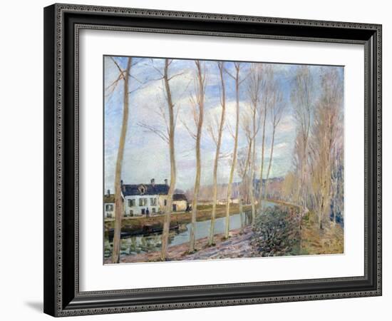 The Loing Canal, 1892-Alfred Sisley-Framed Giclee Print