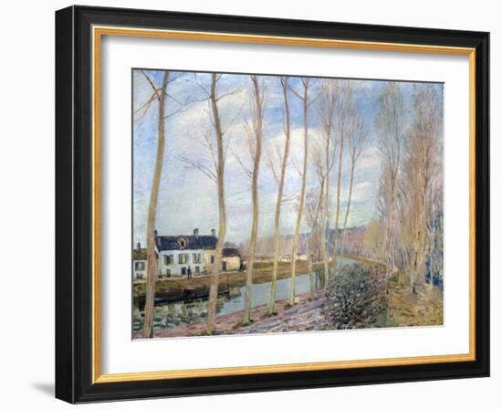 The Loing Canal, 1892-Alfred Sisley-Framed Giclee Print