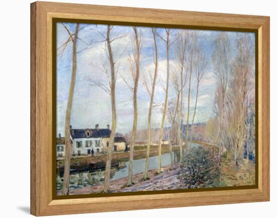 The Loing Canal, 1892-Alfred Sisley-Framed Premier Image Canvas