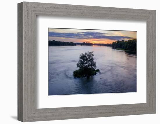 The Loire river, Port-Boulet, Loire Valley, UNESCO World Heritage Site, Indre et Loire, France, Eur-Nathalie Cuvelier-Framed Photographic Print