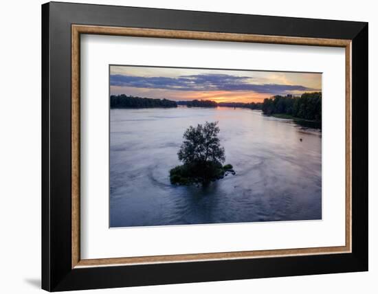 The Loire river, Port-Boulet, Loire Valley, UNESCO World Heritage Site, Indre et Loire, France, Eur-Nathalie Cuvelier-Framed Photographic Print