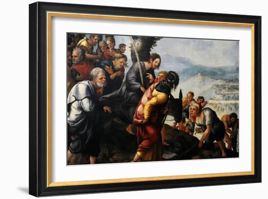 The Lokhorst Triptych, C. 1526-Jan van Scorel-Framed Giclee Print