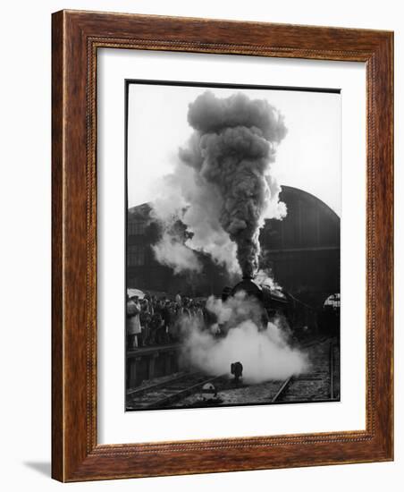 The London and North Eastern Railway's "Flying Scotsman" Express-null-Framed Photographic Print