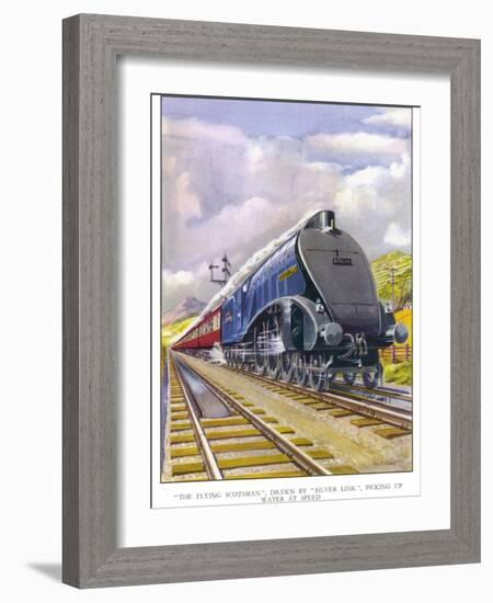 The London and North Eastern Railway's "Flying Scotsman" Express-R.m. Clark-Framed Photographic Print