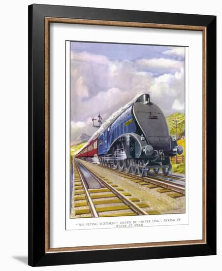 The London and North Eastern Railway's "Flying Scotsman" Express-R.m. Clark-Framed Photographic Print