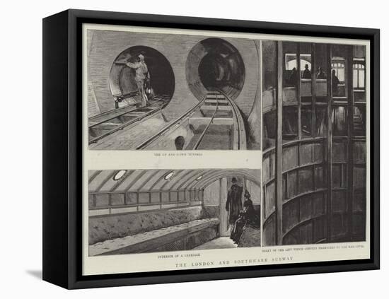 The London and Southwark Subway-null-Framed Premier Image Canvas