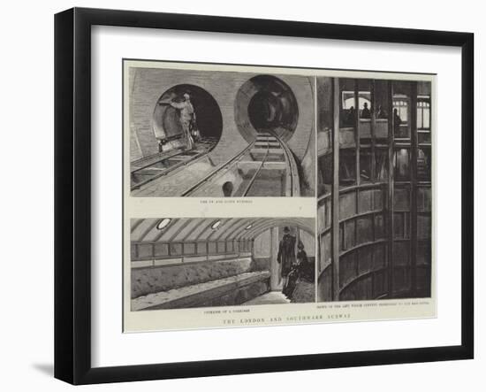 The London and Southwark Subway-null-Framed Giclee Print