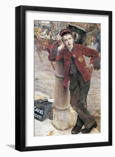 The London Bootblack, 1882-Jules Bastien-Lepage-Framed Giclee Print