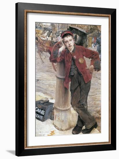 The London Bootblack, 1882-Jules Bastien-Lepage-Framed Giclee Print