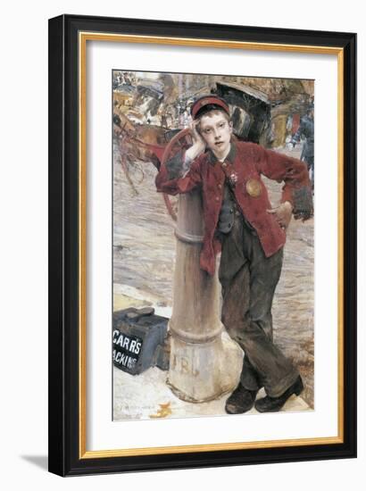 The London Bootblack, 1882-Jules Bastien-Lepage-Framed Giclee Print