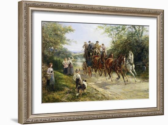 The London Coach-Heywood Hardy-Framed Giclee Print