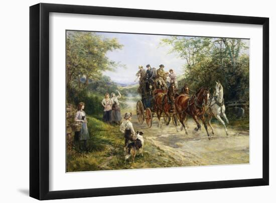 The London Coach-Heywood Hardy-Framed Giclee Print