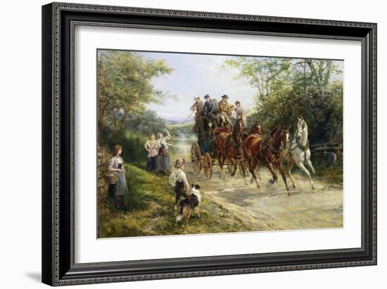 The London Coach-Heywood Hardy-Framed Giclee Print