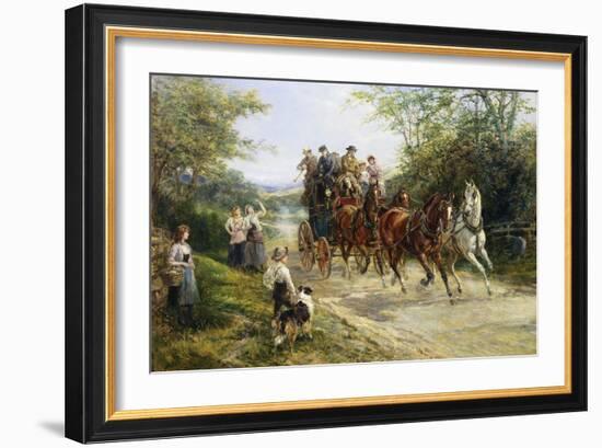 The London Coach-Heywood Hardy-Framed Giclee Print