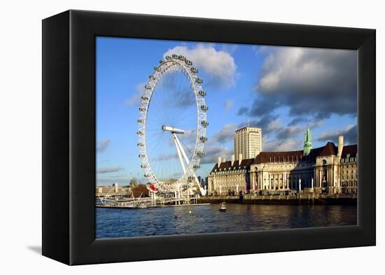 The London Eye, London-Peter Thompson-Framed Premier Image Canvas