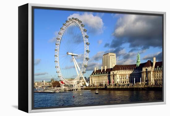 The London Eye, London-Peter Thompson-Framed Premier Image Canvas