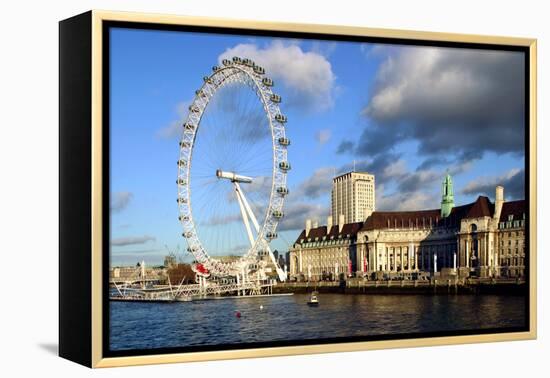 The London Eye, London-Peter Thompson-Framed Premier Image Canvas