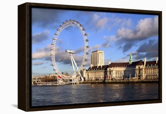 The London Eye, London-Peter Thompson-Framed Premier Image Canvas