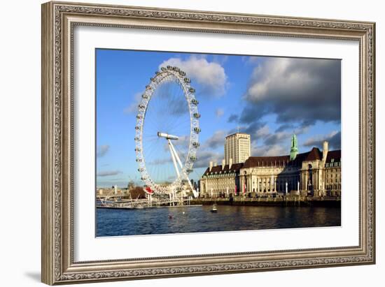 The London Eye, London-Peter Thompson-Framed Photographic Print