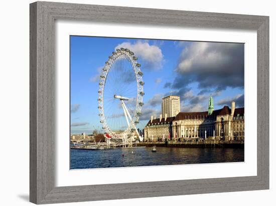 The London Eye, London-Peter Thompson-Framed Photographic Print