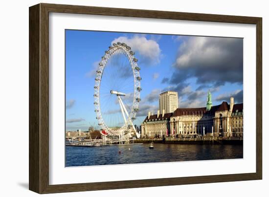 The London Eye, London-Peter Thompson-Framed Photographic Print