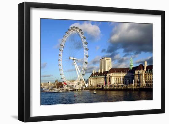 The London Eye, London-Peter Thompson-Framed Photographic Print