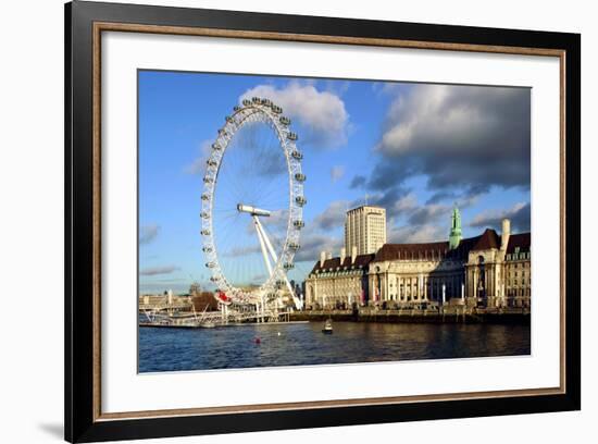 The London Eye, London-Peter Thompson-Framed Photographic Print