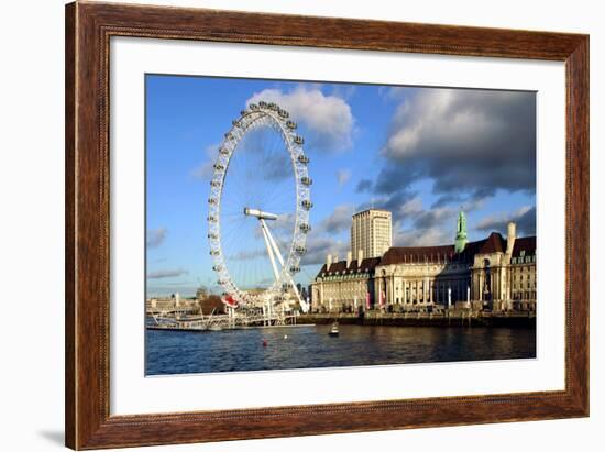 The London Eye, London-Peter Thompson-Framed Photographic Print