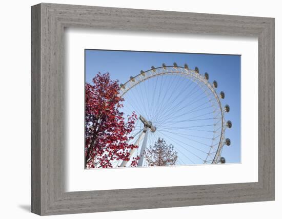 The London Eye on a Bright Sunny Day, London, England, United Kingdom, Europe-Charlie Harding-Framed Photographic Print