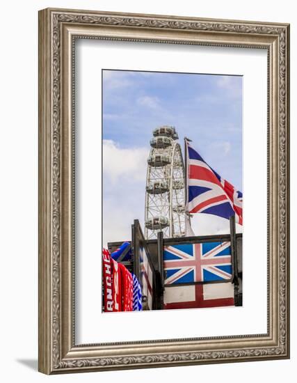 The London Eye or Millennium Wheel, London, England.-Michael DeFreitas-Framed Photographic Print