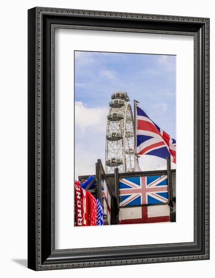 The London Eye or Millennium Wheel, London, England.-Michael DeFreitas-Framed Photographic Print