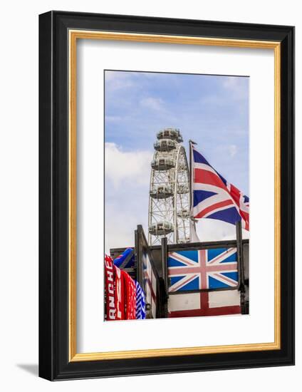 The London Eye or Millennium Wheel, London, England.-Michael DeFreitas-Framed Photographic Print