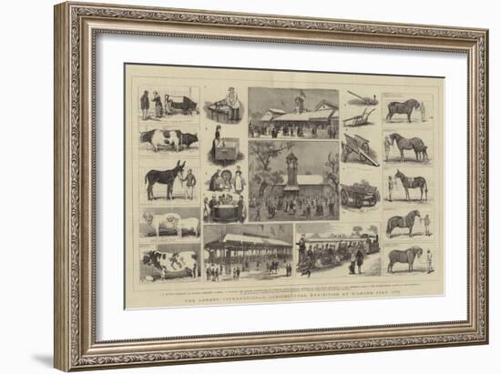 The London International Agricultural Exhibition at Kilburn, July 1879-Alfred Chantrey Corbould-Framed Giclee Print