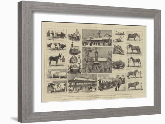 The London International Agricultural Exhibition at Kilburn, July 1879-Alfred Chantrey Corbould-Framed Giclee Print