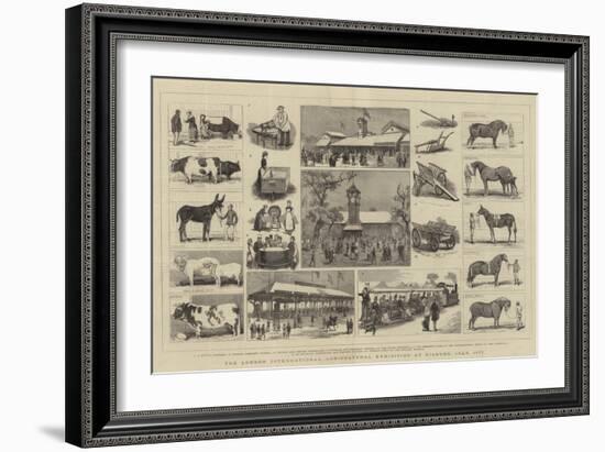 The London International Agricultural Exhibition at Kilburn, July 1879-Alfred Chantrey Corbould-Framed Giclee Print