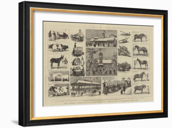 The London International Agricultural Exhibition at Kilburn, July 1879-Alfred Chantrey Corbould-Framed Giclee Print