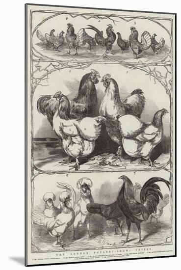 The London Poultry-Show, Prizes-Harrison William Weir-Mounted Giclee Print