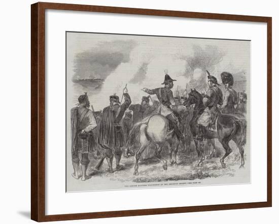 The London Scottish Volunteers at the Brighton Review-null-Framed Giclee Print