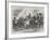 The London Scottish Volunteers at the Brighton Review-null-Framed Giclee Print