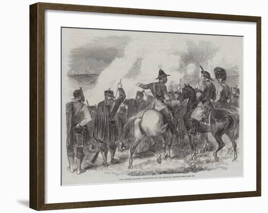 The London Scottish Volunteers at the Brighton Review-null-Framed Giclee Print