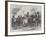 The London Scottish Volunteers at the Brighton Review-null-Framed Giclee Print