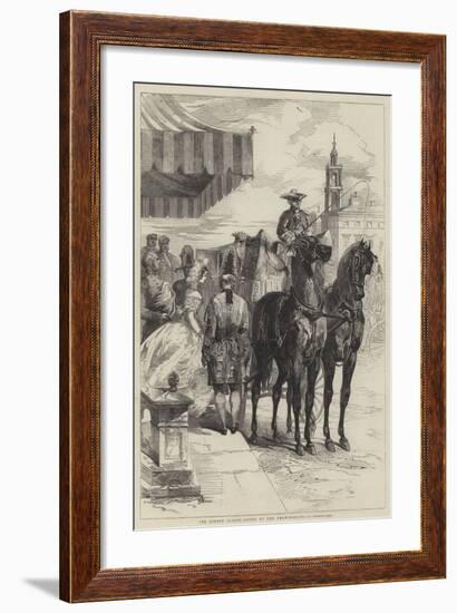 The London Season, Going to the Drawingroom-Edmond Morin-Framed Giclee Print