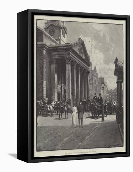 The London Season, St George's, Hanover Square-George L. Seymour-Framed Premier Image Canvas