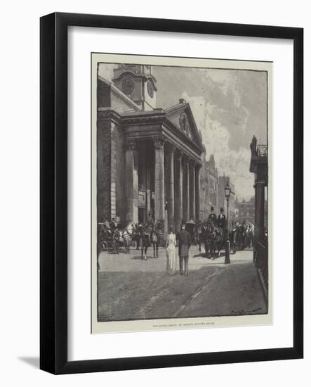 The London Season, St George's, Hanover Square-George L. Seymour-Framed Giclee Print