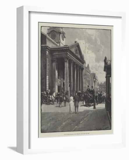 The London Season, St George's, Hanover Square-George L. Seymour-Framed Giclee Print
